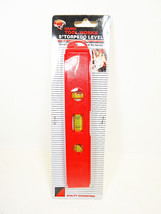 9 inch Torpedo Level Red Plastic Magnetic Carpenters Framing Plumbing Levels In. - £4.62 GBP