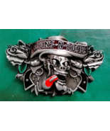 GUNS &amp; ROSES Epoxy Enamel BELT BUCKLE - NEW! - $14.80