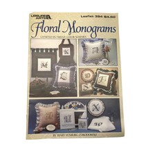 Vintage Cross Stitch Patterns, Floral Monograms in Twelve Color Schemes ... - $7.85