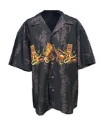 Hawaiian Reserve Collection Retro Tiki Floral Aloha Shirt Size XL Beach ... - £23.33 GBP