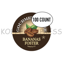 Bananas Foster Flavored Coffee Single Serve Cups for Keurig K-cup Machines 100ct - £43.26 GBP