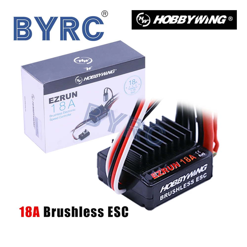 Original hobbywing 18a esc 1 18th scale ezrun 18a sl brushless motor speed controller thumb200