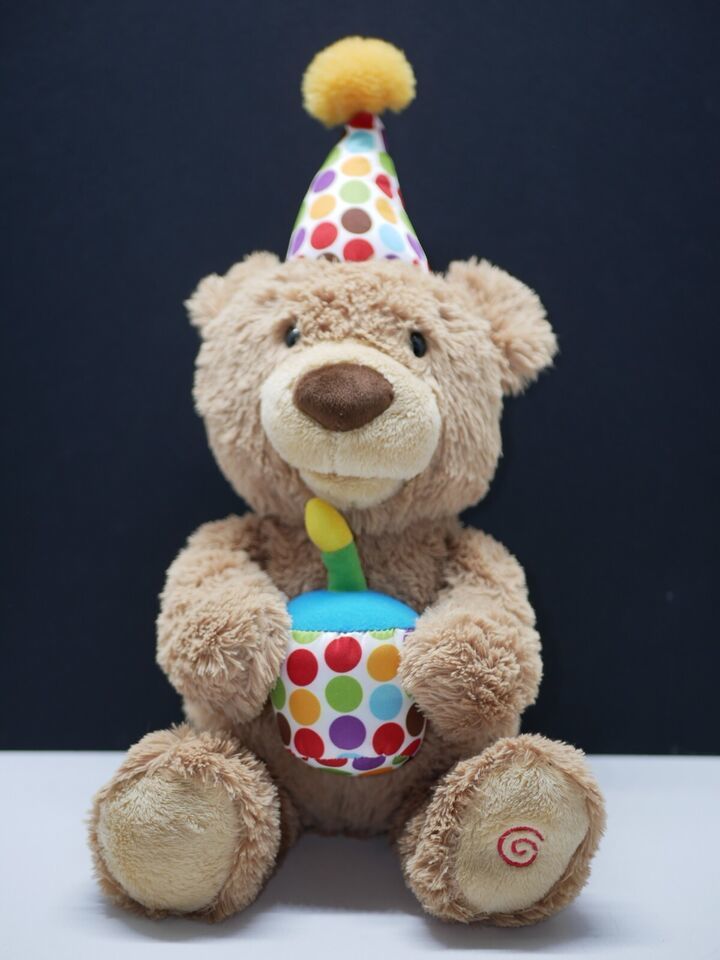 Primary image for GUND Happy Birthday Animated Singing Teddy Bear Plush