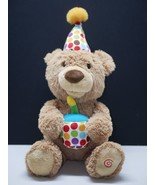 GUND Happy Birthday Animated Singing Teddy Bear Plush - £15.84 GBP