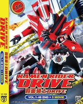 DVD Kamen Rider Drive Vol.1-48+5 Movie DVD Box Set All Region English Subtitle - £27.94 GBP