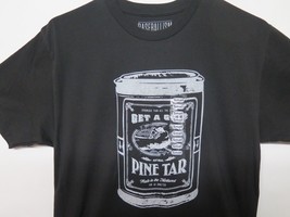 New Baseballism Mens Small S Black Nw Pine Tar Can Short Sleeve T Shirt - £14.92 GBP