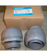 2 count Centaur WI NMFS200 Liquidtight 2&quot; Straight Connector 2 inch Non ... - $621.31 MXN
