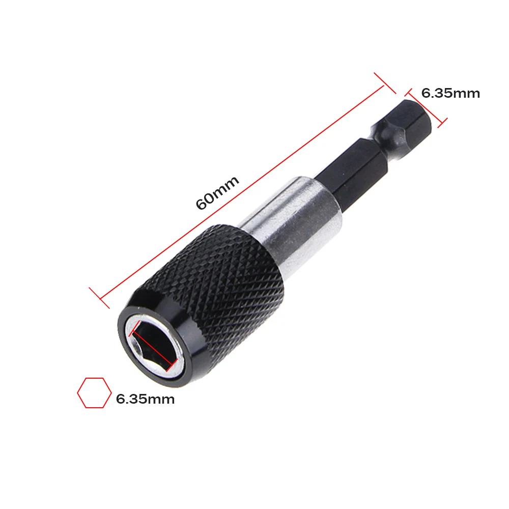 Shank quick release electric drill magnetic screwdriver bit adjustable extension holder thumb200