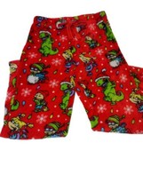 Nickelodeon Rugrats Christmas Sleep Lounge Pants Womens Size Medium Red Fleece - £9.31 GBP