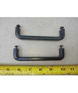 22HH30 PAIR OF ALUMINUM HANDLES FROM ONKYO STEREO: 50G EACH, 4-1/2&quot; X 1-... - $4.92