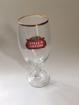 Stella Artois Chalice 33CL Set Of 12 Glasses Beer Pub Bar Gold Rim - £62.03 GBP