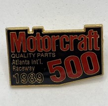 1989 Motorcraft 500 Atlanta Raceway Race NASCAR Racing Enamel Lapel Hat Pin - £6.28 GBP