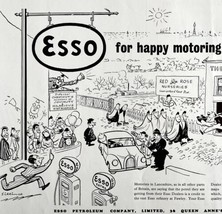 Esso Petroleum Co Gas And Oil 1952 Advertisement UK Import London DWII8 - $760.11 MXN