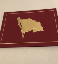 Trump White House 2019 Christmas Card Red Gold Gop Republican Donald Signature - £34.09 GBP