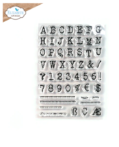 Alphabet Stamps stamp set Elizabeth Craft Designs CS312 Art Journal Special