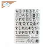 Alphabet Stamps stamp set Elizabeth Craft Designs CS312 Art Journal Special - £10.19 GBP