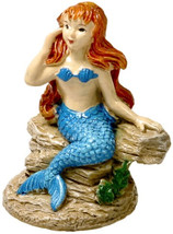 [Pack of 3] Blue Ribbon Exotic Environments Poised Mermaid Aquarium Ornament ... - £21.94 GBP