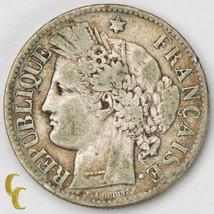 1888-A Francia 2 Franchi, Argento Moneta Km #817.1 - £91.19 GBP