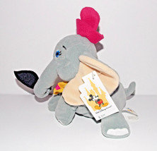 Dumbo with Feather Bean Bag Plush 6in Elephant Walt Disney World Stuffed... - $5.99