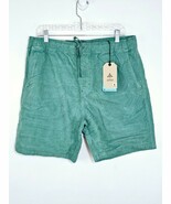 Prana Mens Canyon Camp Short Cove Teal Standard Drawstring XL Pull On 7&quot;... - $33.81