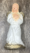 Vintage Chalkware Nativity Standing Angel - £10.38 GBP