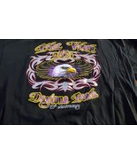 Daytona Beach Bike Week 2001 60th Anniversary Eagle T Shirt XL Double Sided - $32.53