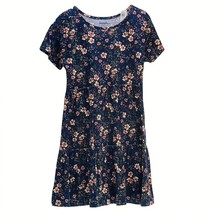 OLD NAVY Dress XXL 18 Girls Dolman Sleeve Casual Tiered Floral Pull-over NEW - £17.97 GBP