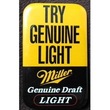 Miller Genuine Draft Light Try Genuine Light Pinback - £3.89 GBP
