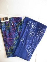 NWT Reebok Sport Printed Tight Leggings Girl&#39;s Pants Blue / Purple / Multicolor - £8.99 GBP+