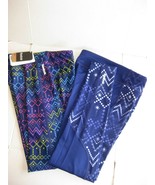 NWT Reebok Sport Printed Tight Leggings Girl&#39;s Pants Blue / Purple / Mul... - $11.50+