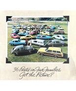 Ford Pinto 1980 Advertisement Vintage Automobilia 36 Cars 5 Families DWEE24 - €25,73 EUR