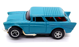 AFX Aurora 1957 Chevy Nomad Station Wagon Blue AFX Chassis Slot Car - £47.17 GBP