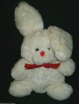 Big Vintage 1983 White Easter Bunny Rabbit Cs Int&#39;l Stuffed Animal Plush Toy - £22.41 GBP