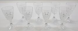 *N) Vintage Cristal d’Arques Pedestal Glasses - 6" Tall - Set of 8 - $24.74