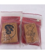 Vintage Commotion Rubber Stamps Valentine&#39;s Day Bear Hearts Balloons Kit... - £10.17 GBP