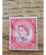 Great Britain Stamp Queen Elizabeth II 2 1/2d Used 321 &quot;1961&quot; Cancel - $1.35 CAD