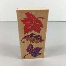 550-J18 3 Leaves Rubber Stamp Posh Impressions All Night Media 4.5&quot; Dee Gruenig - £9.15 GBP