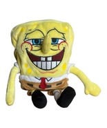 SpongeBob Square Pants Plush Nickelodeon 2008 Squinted Eyes Stuffed Yell... - $294.85 MXN