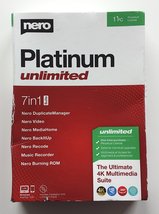Nero Platinum Unlimited 2020 7in1 Suite - Sealed Retail Box - £47.19 GBP