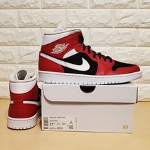 Authenticity Guarantee 
Wmns Air Jordan 1 Mid Womens 11.5 / Mens 10 Gym Red B... - £160.83 GBP