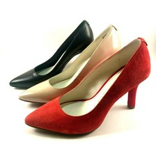 Anne Klein iflex Faelyn Leather Heel Pointy Pumps Choose Sz/Color - £44.20 GBP