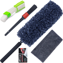Car Duster Kit, Ultra Soft Microfiber Duster with Storage Bag, Unbreakable Handl - £17.32 GBP