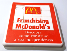 Mc Donald´S Franchising Puzzle ✱ Ultra Rare Vintage Advertising ~ Portugal 1990´s - £27.24 GBP