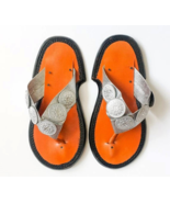 Handmade Men&#39;s Traditional Leather Slippers Ghanaian Men&#39;s Shoe Sandals ... - $75.29 CAD+