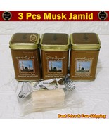 3× musk jamid Solid Perfume Halal beautiful Arabic Fragrance مسك جامد He... - £10.97 GBP
