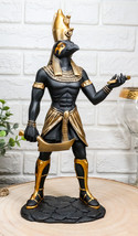 Ebros Egyptian Theme Falcon Horus Ra Holding Ankh Statue God Of War Sky ... - £35.38 GBP