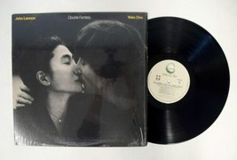 John Lennon &amp; Yoko Ono Double Fantasy LP Geffen Records GHS-2001 SHRINK beatles - £18.16 GBP