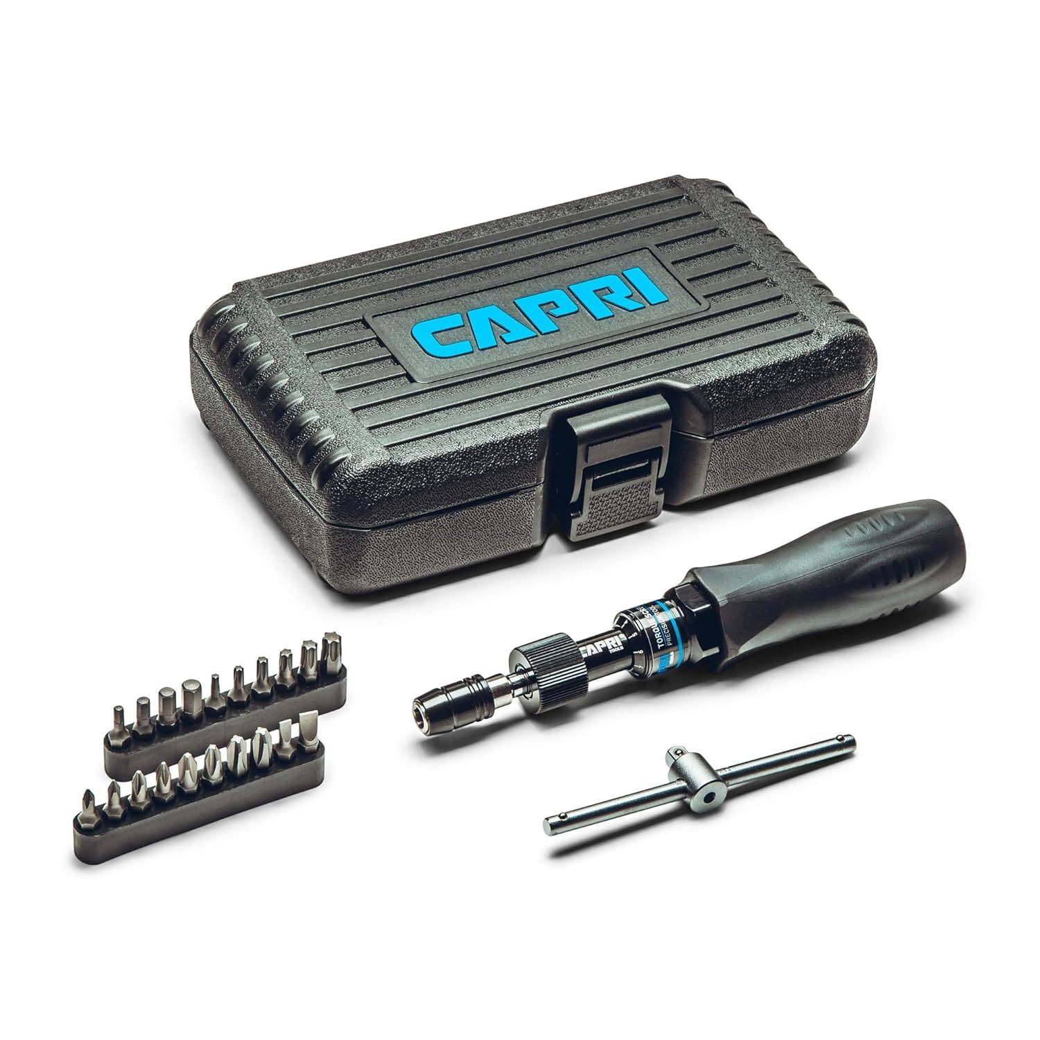Capri Tools CP21075 Certified Limiting Torque Screwdriver Set, Small, Black