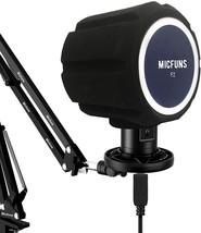 Micfuns F2 Professional Microphone Windscreens Pop Filter, Acoustic Filter for - £33.66 GBP