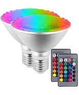 30W Par30 Rgb Led Flood Light Outdoor, Dimmable Color Changing Led Bulbs... - $46.94
